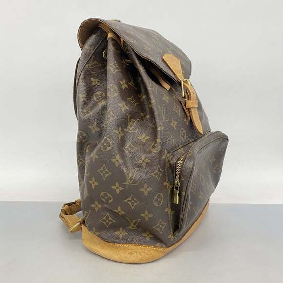 LOUIS VUITTON Brown Monogram Backpack - Picture 2 of 13